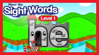 Meet the Sight Words Level 1  quothequot [upl. by Schoenburg]