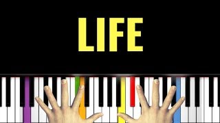 🎹 LIFE  Ludovico Einaudi PIANO SYNTHESIA TUTORIAL [upl. by Ataner44]