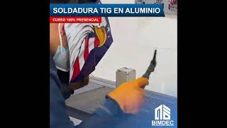 SOLDADURA TIG EN ALUMINIO [upl. by Nyl]