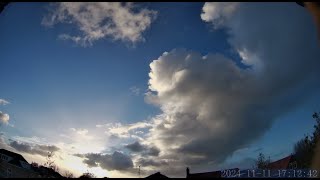 4K laps WK 46 infinite variety of Clouds al shapes sizes speed an time [upl. by Kotta971]