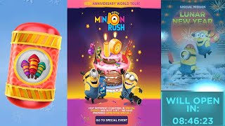 Minion rush NEW UPDATE  LUNAR NEW YEAR seasonal event  NEW MINION FESTIVAL gameplay ios android [upl. by Cleodel]