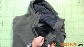 Dickies Waterproof Breathable Hooded Jacket  TreeStuffcom 360 View [upl. by Nalyk685]