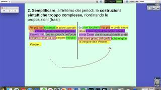 LA PARAFRASI DI UN SEMPLICE TESTO POETICO [upl. by Osbourn]