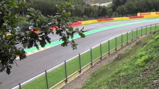 Spa Francorchamps  Blanchimont F1 Belgian GP 2011 AMAZING SOUND [upl. by Bodrogi]