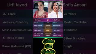 Hot Urfi Javed vs Sofia Ansari urfijaved sofiaansarinewreels shorts [upl. by Porcia]