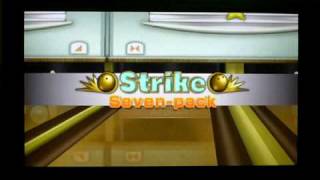 Wii Bowling 300 Perfect Game [upl. by Osrock367]