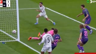 El gol de Dani Carvajal contra Espanyol el Real Madrid contra el Espanyol resumen hoy [upl. by Eidorb]