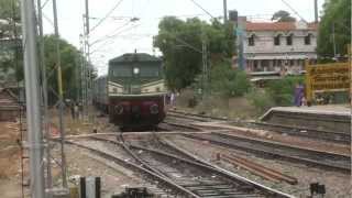 Madurai Sengottai Passenger Entering Tirupparangundram [upl. by Asyar]