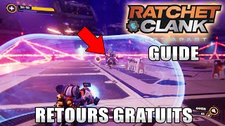 RATCHET amp CLANK RIFT APART  DÉBLOQUER RETOURS GRATUITS  10 ennemis au VACURÉACTEUR Guide Trophée [upl. by Chipman832]