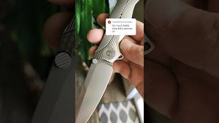 How Did I Remove The GOLD Anodization edgedmindset edc knifeskills knifemaking trending [upl. by Chandos]