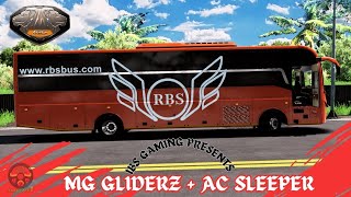 RBS Travels Mg Gliderz Ac Sleeper  Raipur to Bilaspur  Realistic Highway Journey [upl. by Fabi]