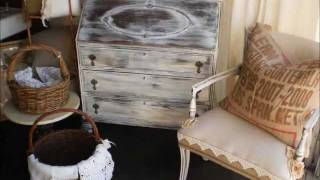 how to paint furniture ditressed aged looking patina [upl. by Eiramanel]