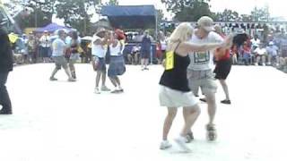 Zydeco Dance Contest at Breaux Bridge Crawfish Festival Part 2 [upl. by Simonsen]