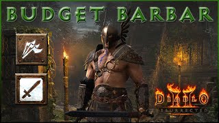 Raserei Barbar  Budget Build ideal zum Seasonstart Diablo 2 Resurrected Charakter Guide [upl. by Selma]