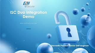 ENH iSecure Integration SailPoint Identity Security Cloud with Duos demo [upl. by Solokin417]