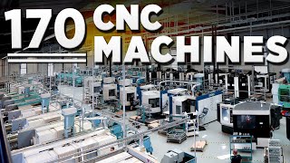 Is GERMAN Engineering Superior Monster CNC Machine Shop Tour  HAIMER [upl. by Eriuqs]