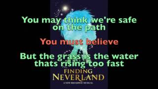 Believe Lyrics Finding Neverland The Musical [upl. by Onitnatsnoc55]