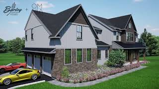 Barley Custom Homes  The Oaks at Cedar Hill Aspen Model  Exterior Visualization [upl. by Yatnuahs]