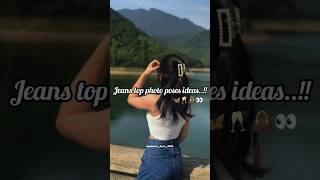 Jeans top photo poses ideas 💡🤌💫❤️ dress explore aesthetic reels shorts youtubeshorts [upl. by Mita21]