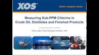 Subppm Chlorine Detection in Petroleum Products [upl. by Acile]