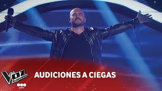 Diego Aramburu  quotTodo mi amorquot  Jaf  Audiciones a ciegas  La Voz Argentina 2018 [upl. by Fanni]