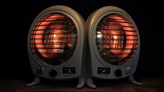 😴 Twin Fan Heater Sounds with Convector Fan Noise for Easy Sleep [upl. by Viviyan]