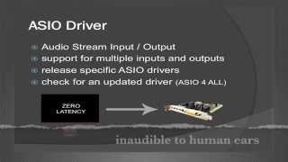 Driver and Buffer Audio Driver Types and Latency [upl. by Ytisahcal]