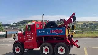 Exeter Road Run with the SCAMMELL EXPLORER [upl. by Georgi610]