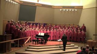 The Concordia Chapel Choir  All My Heart This Night Rejoices Z Randall Stroope [upl. by Daukas255]