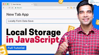 Local Storage Javascript  How to Create amp Use Local Storage in JavaScript Full TUTORIAL [upl. by Glory]