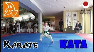 Каратэ дети Ката Клубные соревы Karate Kata Shotokan JKA Club competitions [upl. by Nylarahs975]