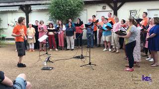 Beds Are Burning  Make Music Day 2023 Jun23  KT6 Vocal Group amp Quaggy Community Choir [upl. by Ginny]