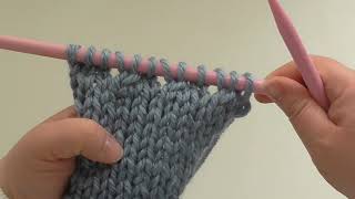 Learn to Knit  Intermediate  Yarn Round the Needle yrn UK [upl. by Nednyl]