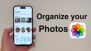 How To Organize your iPhone Photos  Albums People Places amp More [upl. by Lesli]