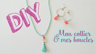 DIY 9  Mes bijoux pompons   idée rangement [upl. by Marysa403]