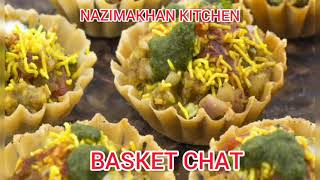 Basket Chaat  Basket Katori recipe by Nazimakhan  Maa k Hath ka swad [upl. by Emlin]