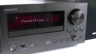 ONKYO NEW 2012 CSN755 Using the vTuner on the CRN755 [upl. by Elreath]