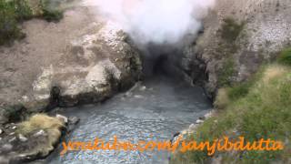 Dragons Mouth Spring  Yellowstone National Park [upl. by Anahsek]