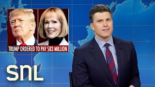 Weekend Update Trump Ordered to Pay 83 Million DeSantis Endorses Trump  SNL [upl. by Devy]