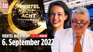 Viertel nach Acht – 6 September 2022  ua mit Georg Gafron und Verena Brunschweiger [upl. by Ylloj961]