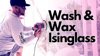 How to Clean amp Wax your Isinglass Properly  Boat Detailing Tips  Revival Marine Care [upl. by Junji]