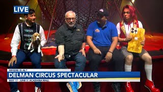 1Circus Delman holding shows at Acadiana Mall [upl. by Allemac]