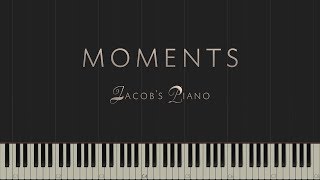 Moments  Original Piece \\ Synthesia Piano Tutorial [upl. by Lalla]