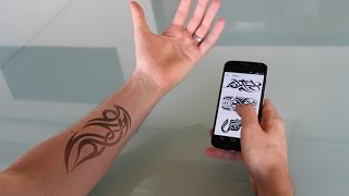 The Worlds First E Ink Tattoo [upl. by Selie892]