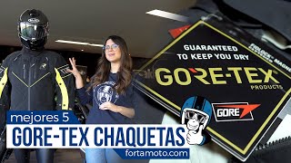 MEJORES 5 chaquetas de moto GORETEX impermeables  FortaMotocom [upl. by Luisa]