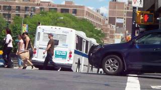 Bx19 and 2 Train Shuttle Buses at 149th StreetGrand Concourse HD [upl. by Bea473]