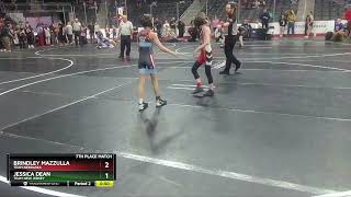 65 Lbs 7th Place Match  Brindley Mazzulla Team Nebraska Vs Jessica Dean Team New Jersey D0eb [upl. by Gable955]