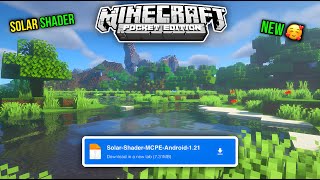 Shaders Minecraft PE 121 🔥  Best Minecraft Shaders  Minecraft Shaders 😱 [upl. by Zigrang408]