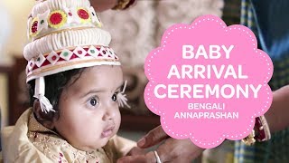 Bengali Annaprasan Ceremony  Babys First Rice Eating Ceremony  Review on Johnsons Gift Box [upl. by Janus69]