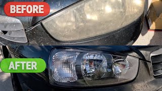 How to Change a Vehicle Headlight Assembly INCREDIBLE TRANSFORMATION [upl. by Hibbitts]